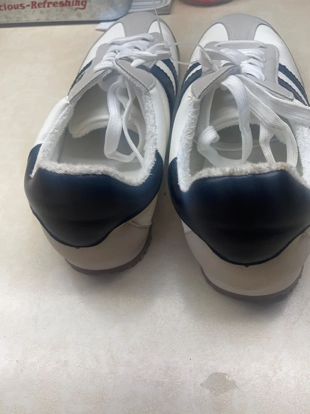 DOLCE VITA Rascal Retro Sneaker Casual Shoe Women Size 9.5 White Black Leather